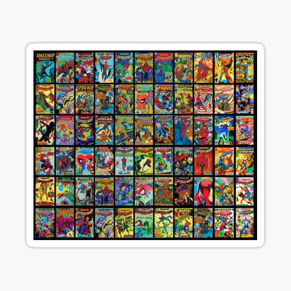 Item preview, Vintage Superhero Comic Book Collection Pattern 3 designed and sold by ScottSherwood.