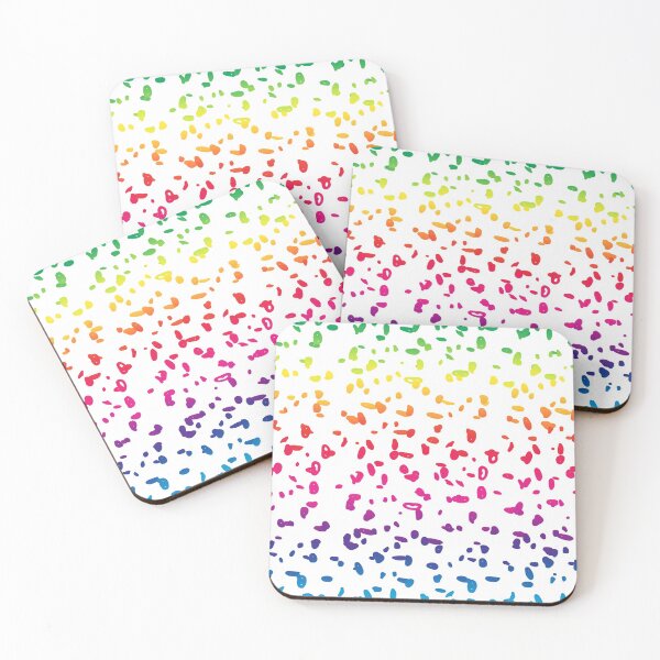 Item preview, Polka Dot Rainbow Splatter Dots Spots Confetti designed and sold by funnytshirtemp.