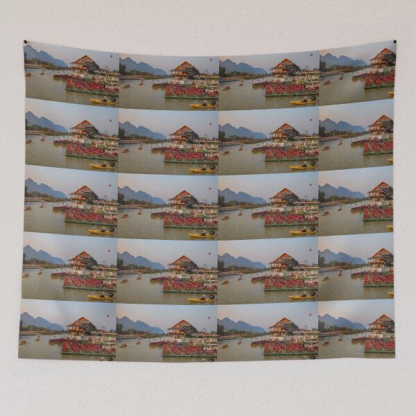 Item preview, Laos. Vang Vieng. Nam Song River. Kayaking. designed and sold by vadim19.