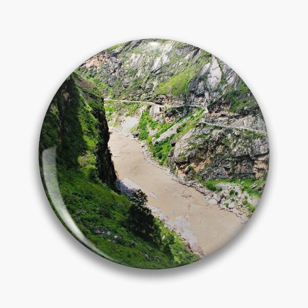 Item preview, River Canyon Himalaya Mountains Himalayan Landscape designed and sold by worldways.