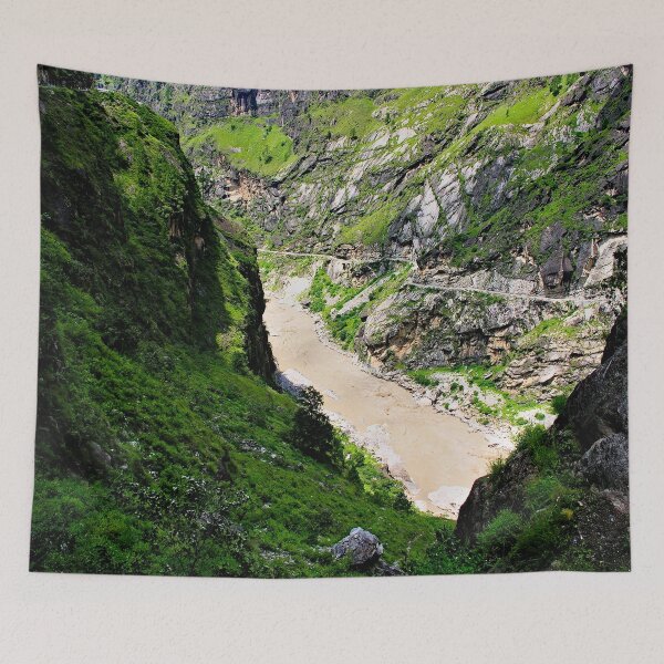 Item preview, River Canyon Himalaya Mountains Himalayan Landscape designed and sold by worldways.