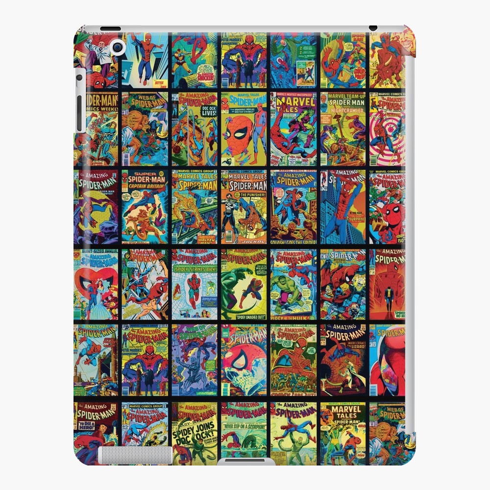 vintage-superhero-comic-book-collection-pattern-3-ipad-case-skin