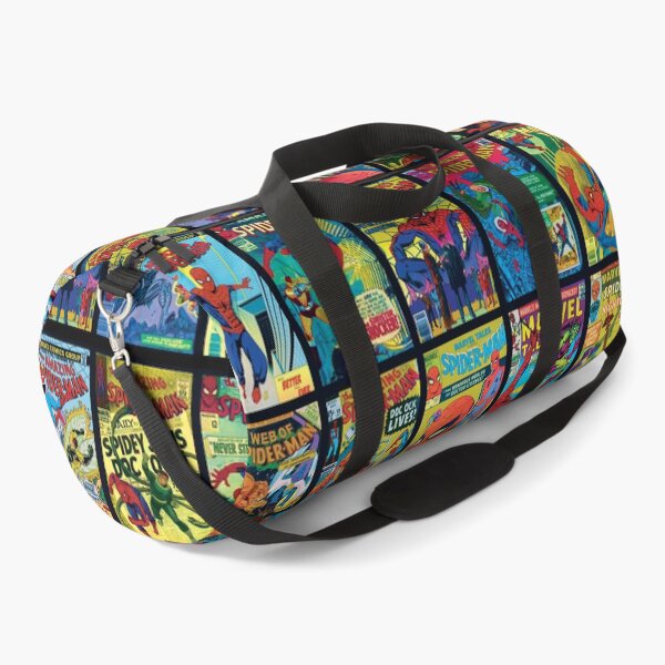 Vintage Superhero Comic Book Collection Pattern 3 Duffle Bag