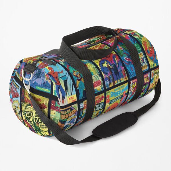 Vintage Superhero Comic Book Collection Pattern 3 Duffle Bag