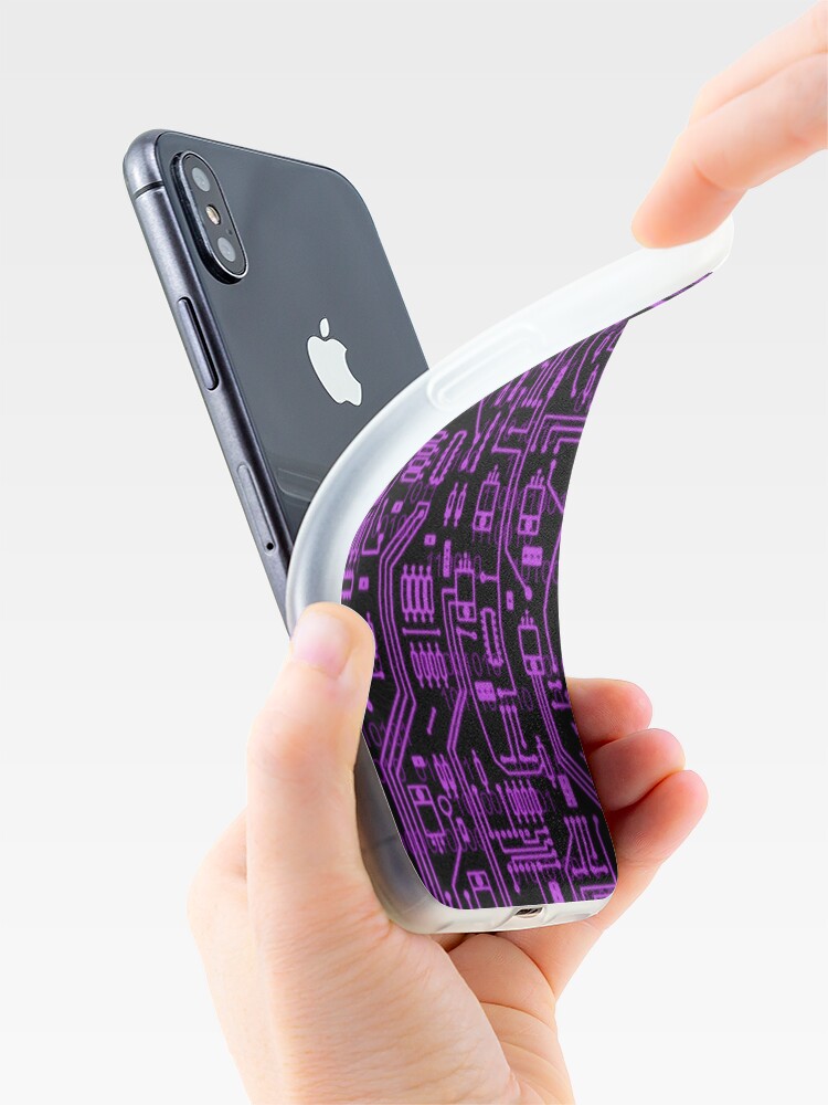 Alternate view of Cyber Circuits iPhone Case & Cover