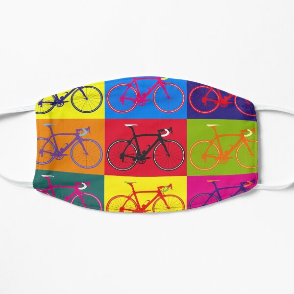 Bike Andy Warhol Pop Art Flat Mask