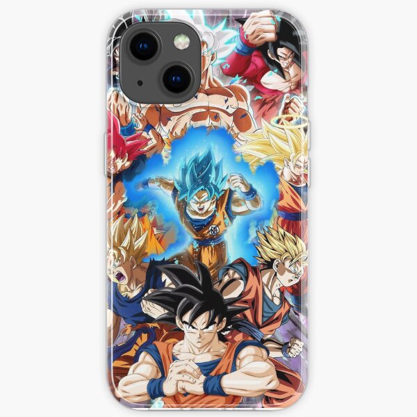 Goku all forms iPhone Soft Case