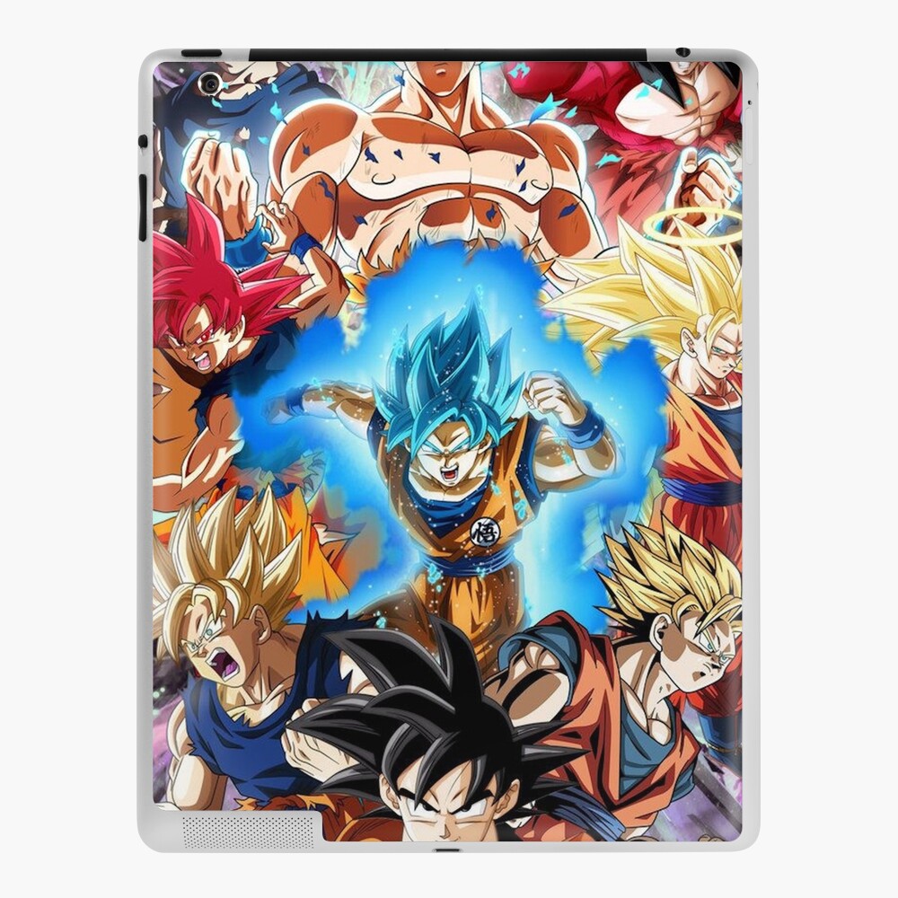 Goku all forms iPad Case & Skin. 