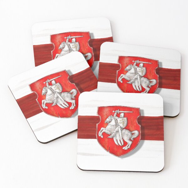 Item preview, Belarus old flag and coat of arms  designed and sold by Sitenkovamary.