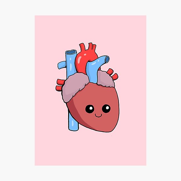 Cute Happy Heart Photographic Print