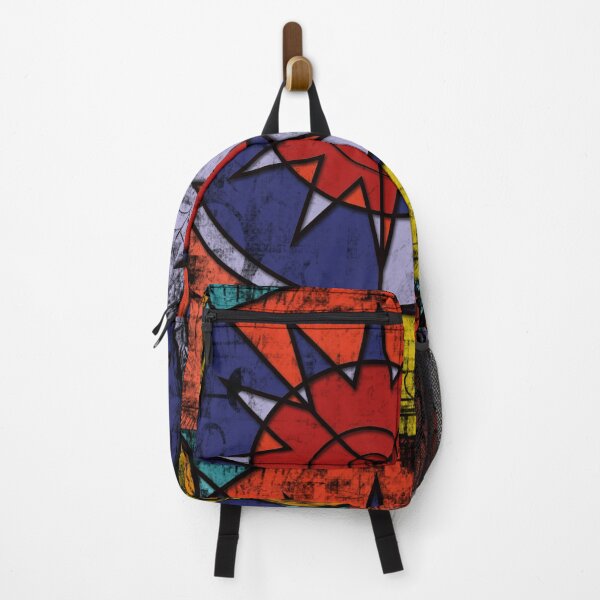 Item preview, Digital Graffiti of Tribal Symbol in Red, Blue and Yellow designed and sold by ibadishi.