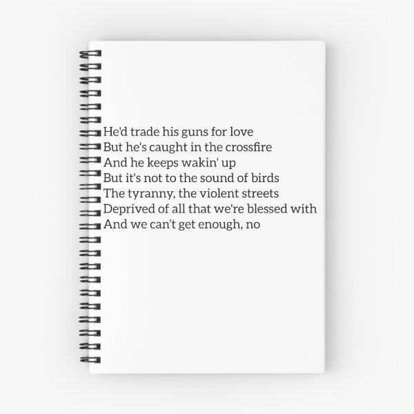 Item preview, Crossfire Lyrics, Stephen designed and sold by Basi-.