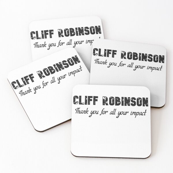 Item preview, Cliff Robinson thank you for your all impact designed and sold by Rokay Arts.