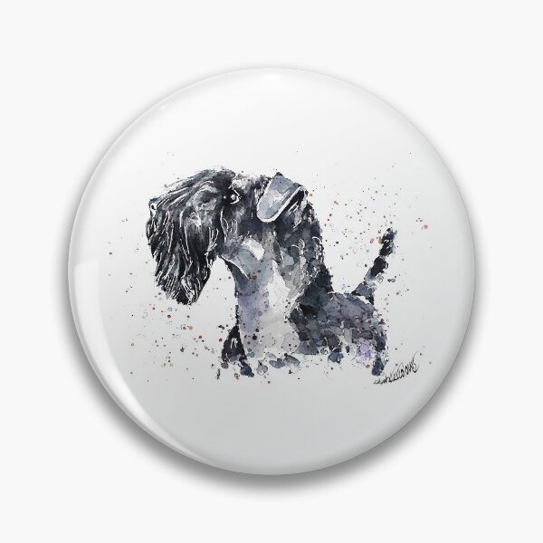 Item preview, Kerry Blue Terrier designed and sold by EdsWatercolours.
