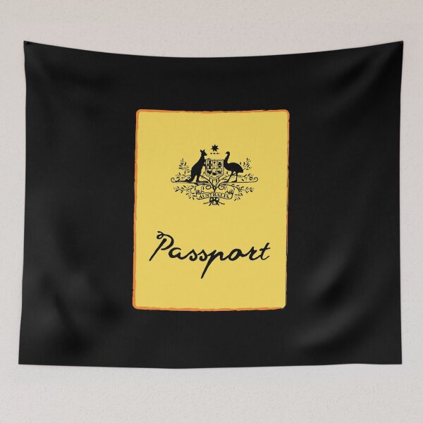 Item preview, Australian yellow passport Australia Symbols Gift designed and sold by conceptDVS.