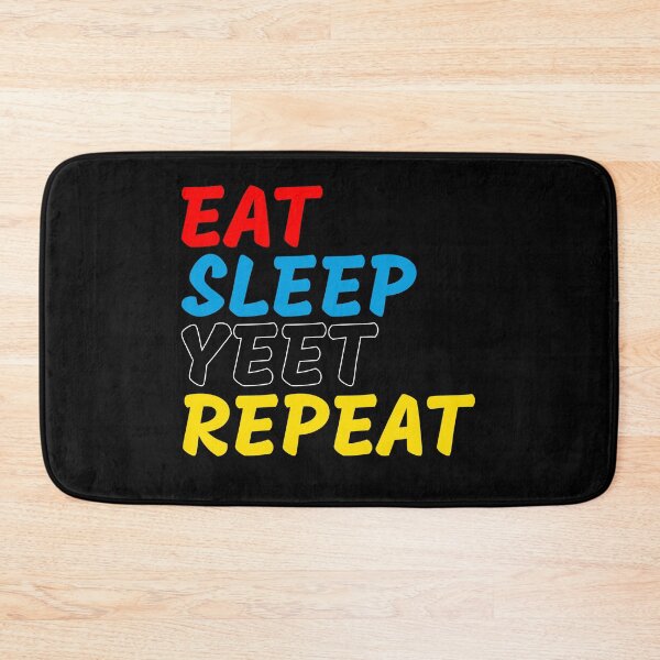 Item preview, Colorful Eat Sleep Yeet Repeat designed and sold by azmndesigns.