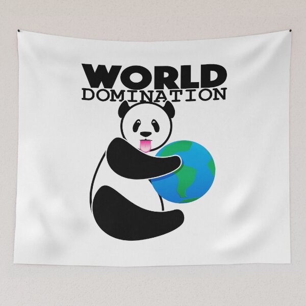 Item preview, Save the World From The Pandas Pandomination designed and sold by SobaWaveStudio.