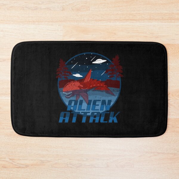 Item preview, Space Attack Shark Fish Mars Red Planet Alien UFO Interplanetary Travel Gift Awesome Nice Unique designed and sold by TheAplus.
