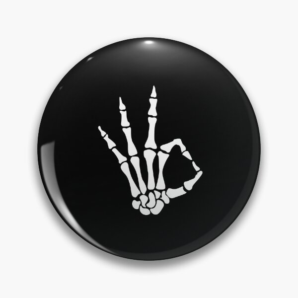 Item preview, Skeleton OK Hand Sign designed and sold by ParisianRomance.