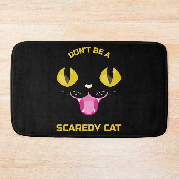 Item preview, Scaredy Cat Halloween Big Eyes Black Cat designed and sold by MonsaviFashion.