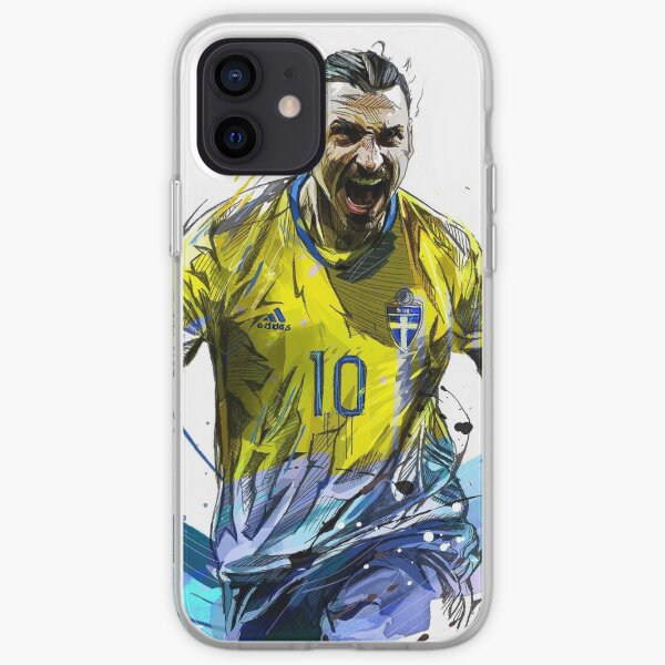 zlatan draw Coque souple iPhone