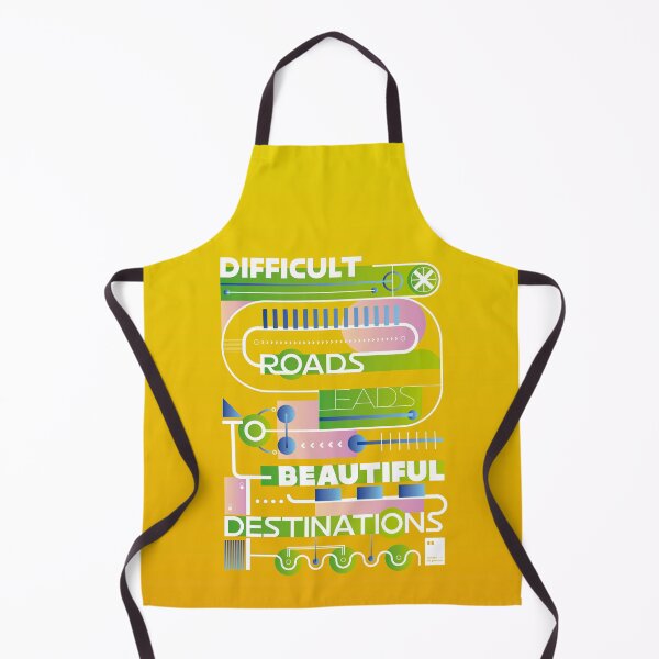 Item preview, Difficult roads leads to beautiful destinations  designed and sold by quotesonposters.