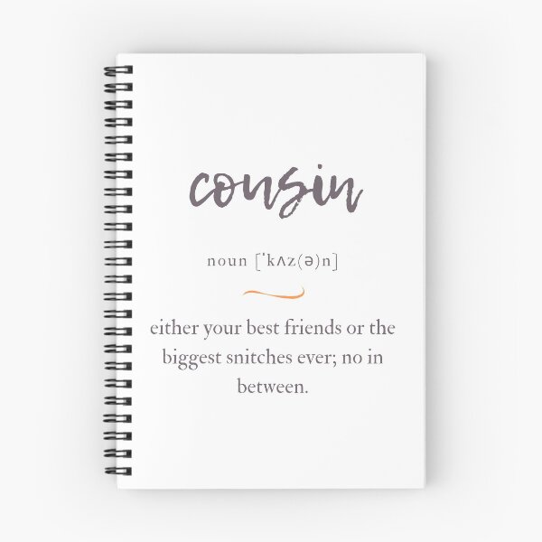 Artikelvorschau, Cousin Definition | Dictionary Collection entworfen und verkauft von Designschmiede.