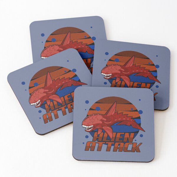 Item preview, Space Attack Shark Fish Mars Planet Alien UFO Interplanetary Travel Gift Awesome Nice Unique designed and sold by TheAplus.