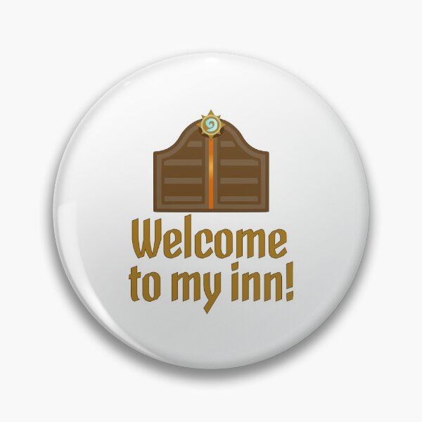 Hearthstone Tarven Door Innkeeper Welcome to my inn Pin