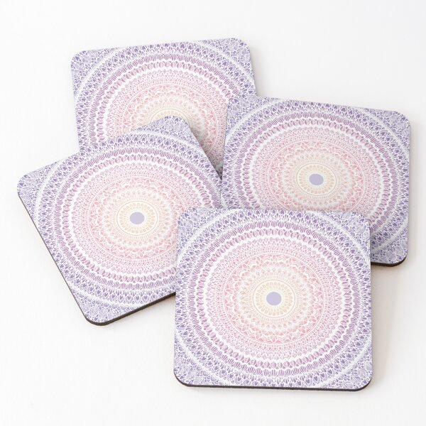 Item preview, Pink and purple gradient mandala  designed and sold by Mandala & More.