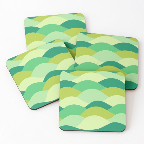 Item preview, Green Wave Pattern designed and sold by oriennine.
