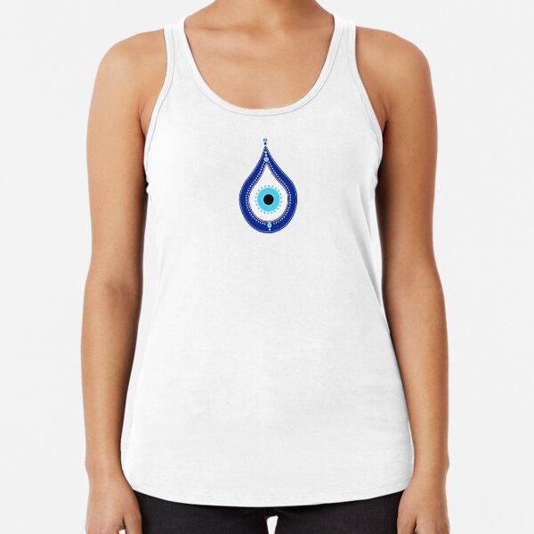 Nazar boncuk, protection, amulet Racerback Tank Top
