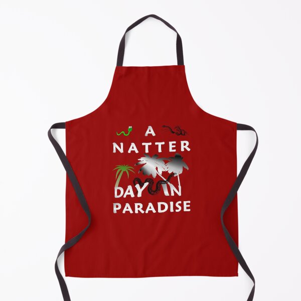 Item preview, A Natter Day in Paradise - Funny shirt with a snake designed and sold by Tig3rE.