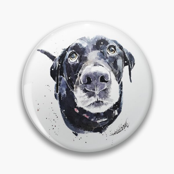 Item preview, Black Labrador Dog designed and sold by EdsWatercolours.