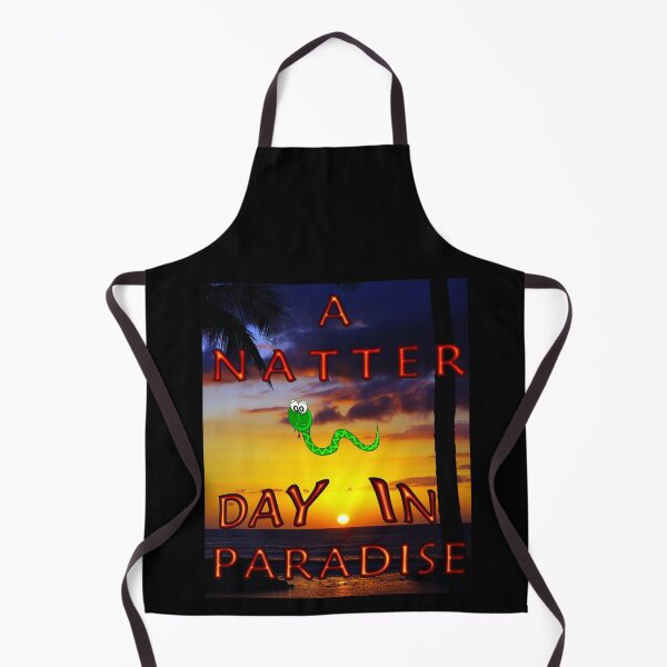 Item preview, A Natter Day in Paradise - Funny shirt with a snake designed and sold by Tig3rE.