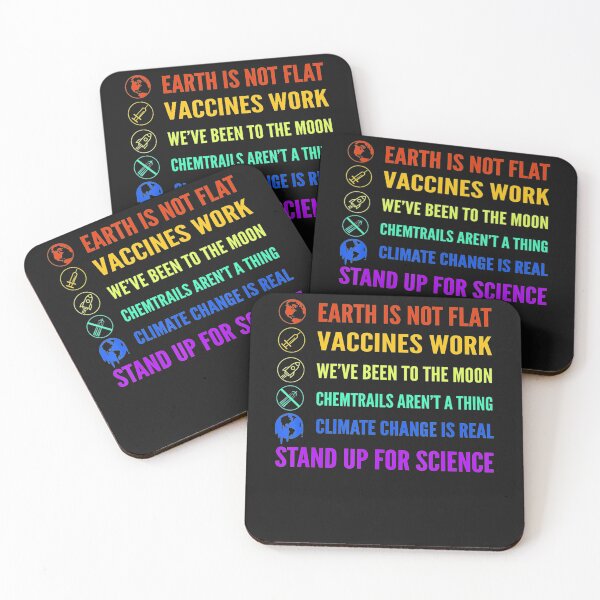 Item preview, Earth is Not Flat Vaccines Work Moon science designed and sold by JessikaHartmann.