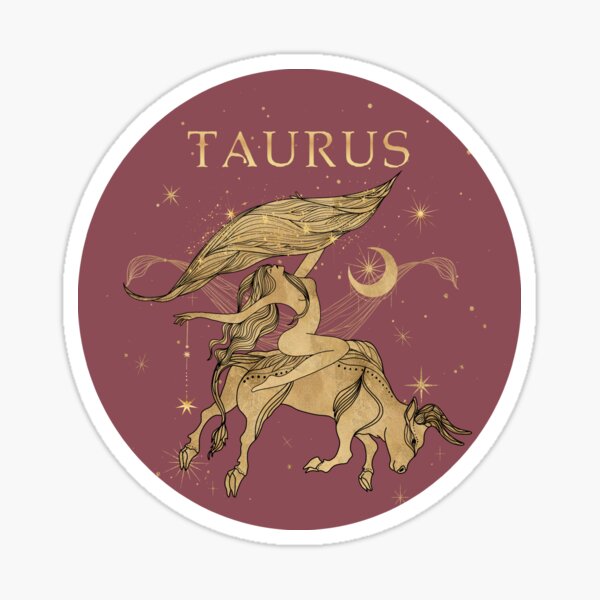 Taurus zodiac woman Sticker