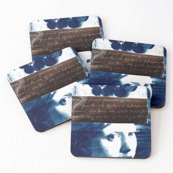 Item preview, Blue vintage style art COLLAGE 11 designed and sold by KasparekFineArt.
