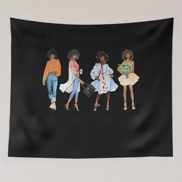 Item preview, Educated Motivated Black Queen Melanin designed and sold by JessikaHartmann.