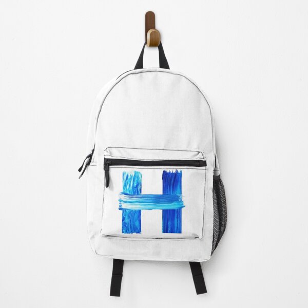 Item preview, Blue watercolor painted letter H designed and sold by Artsy Corner.