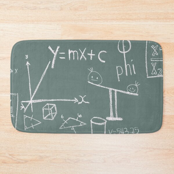 Item preview, Chalkboard School Math designed and sold by Nerdy-Tees.