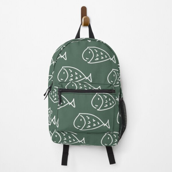 Item preview, Fish Doodle in Green designed and sold by oriennine.