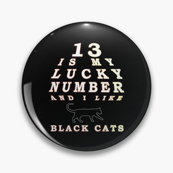 Item preview, 13 is my lucky number and I like black cats designed and sold by Tig3rE.