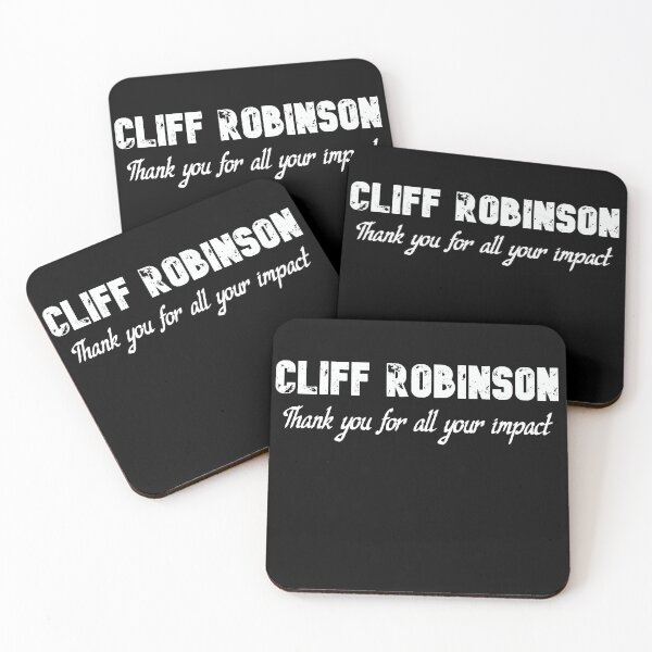 Item preview, Cliff Robinson thank you for your all impact designed and sold by Rokay Arts.