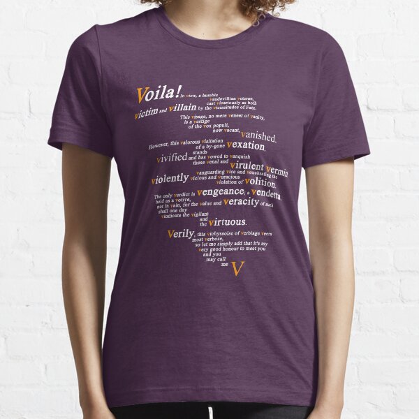 V For Vendetta - You Can Call Me V Essential T-Shirt