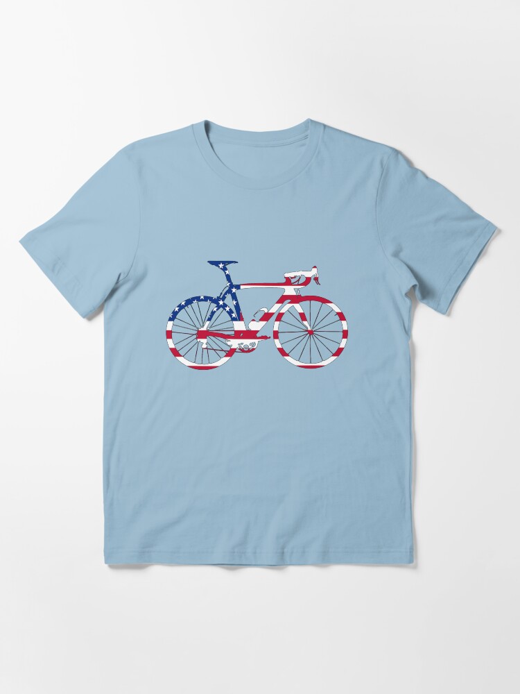 Alternate view of Bike Flag USA (Big) Essential T-Shirt