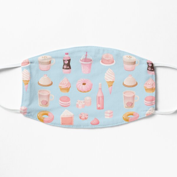 Japanese Sakura Pink Themed Dessert Set Mask