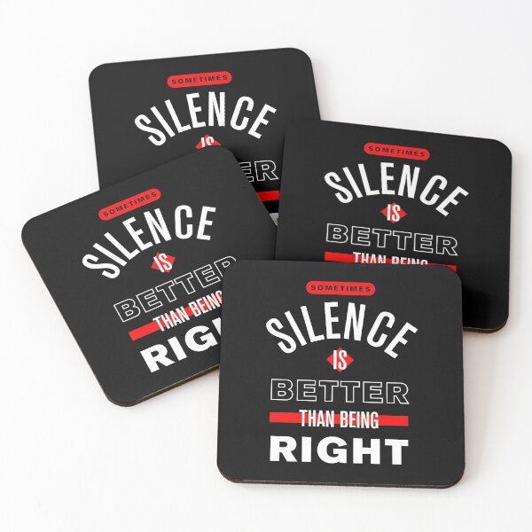 Item preview, Sometime silence is better than being right designed and sold by Syahrasi.