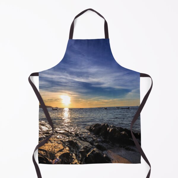 Item preview, Dramatic Sunset with local boat in Thailand designed and sold by photo123pro.