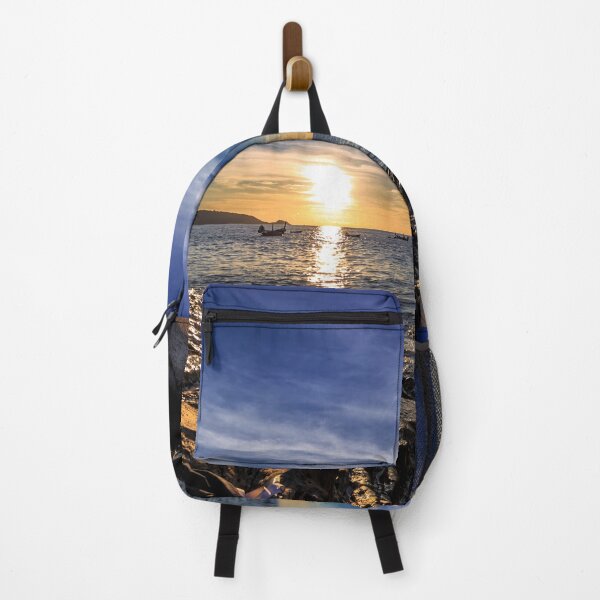 Item preview, Dramatic Sunset with local boat in Thailand designed and sold by photo123pro.
